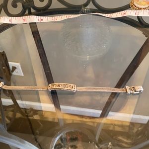 SS bar bracelet with 3 strands.